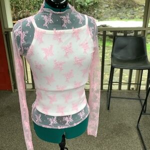 Free people Lace top size medium